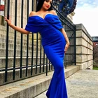 Dress TOB 2020 Women Sexy V Neck Off The Shoulder Evening Gown Fishtail Maxi Dress JZ116