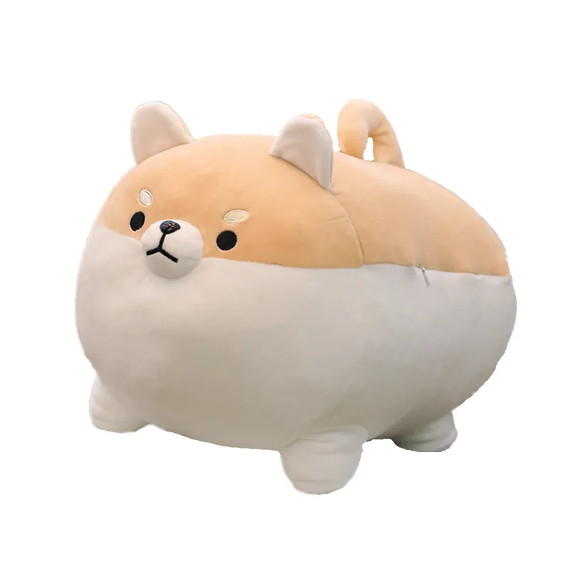 40cm Cute Fat Shiba Inu Dog Plush Toy Stuffed Soft Kawaii Animal Cartoon Pillow 