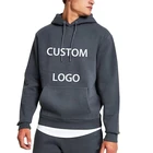 Hoodie Plain Hoodie Streetwear Pure Color Pullover Men Custom Plain Cotton Oversized Hoodie Supplier