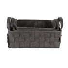 Durable Home Organized Felt Wove Household Sundries Rectangle Storage Basket