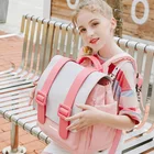Girl's School Girls Backpack School Girl's Light Burden Waterproof Pretty Pink School Backpack
