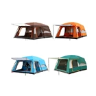 Family Outdoor Large Tents For 5 6 8 Person Waterproof 6-8 People Camping Tent Family