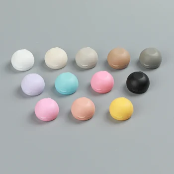 pp material inner diameter 20mm round head clamshell plastic caps for cosmetics