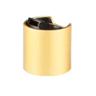Cap Bottle 24/410 Gold Aluminum Disc Top Cap Screw Bottle Cap Gold Aluminium Plastic Cap