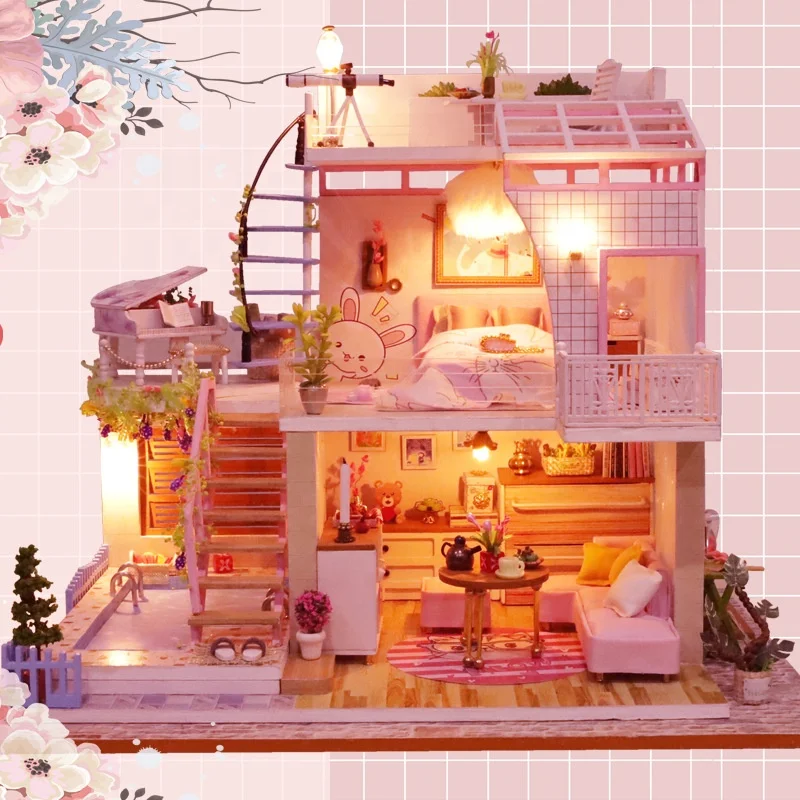 miniature barbie house