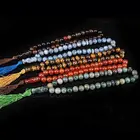 Wholesale Wholesale Crystal Agate Stone Muslim Rosary 33 10MM Islamic Prayer Jewelry Bracelets