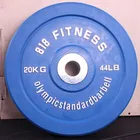 Rubber Plate Most Popular Colorful Fit Weightlifting Rubber Bumper Weight Plate