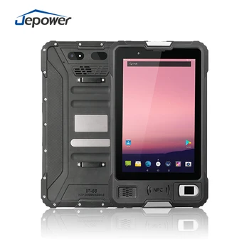 Fingerprint 7 8 inch 3g 4g wifi nfc android industrial tablet touch screen pc in one tablet pc rugged tablet