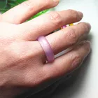 Ring Gemstone NEW Unisex Ring Jewelry Agate Various Gemstone Ring Wholesale Green Jade Ring