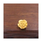 24k Gold Rose Best Gift 3d Printed 24k Gold Rose Pendant Necklace For Women