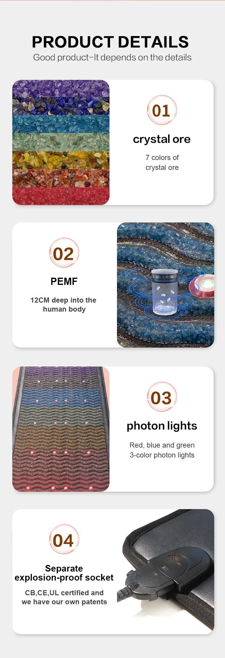 Infrared PEMF Crystal Photon Mat 2