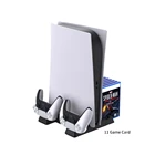 Game TP5-0593 For PS5 Game Console Cooling Fan Dual Charger For PS5 Charging Stand Cooler Disc Storage Stand