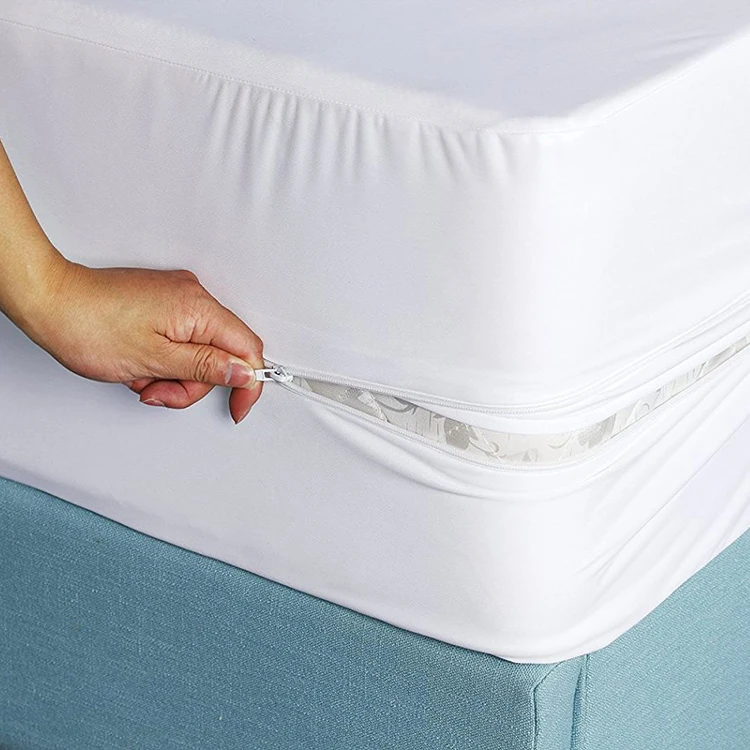 Details about   Premium Zippered Mattress Protector Hypoallergenic Waterproof BedBug Encasement 
