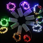 Fairy Wedding Led String LED Fairy String Lights CR2032 Battery Operated Mini Starry Wedding Copper Wire String Light