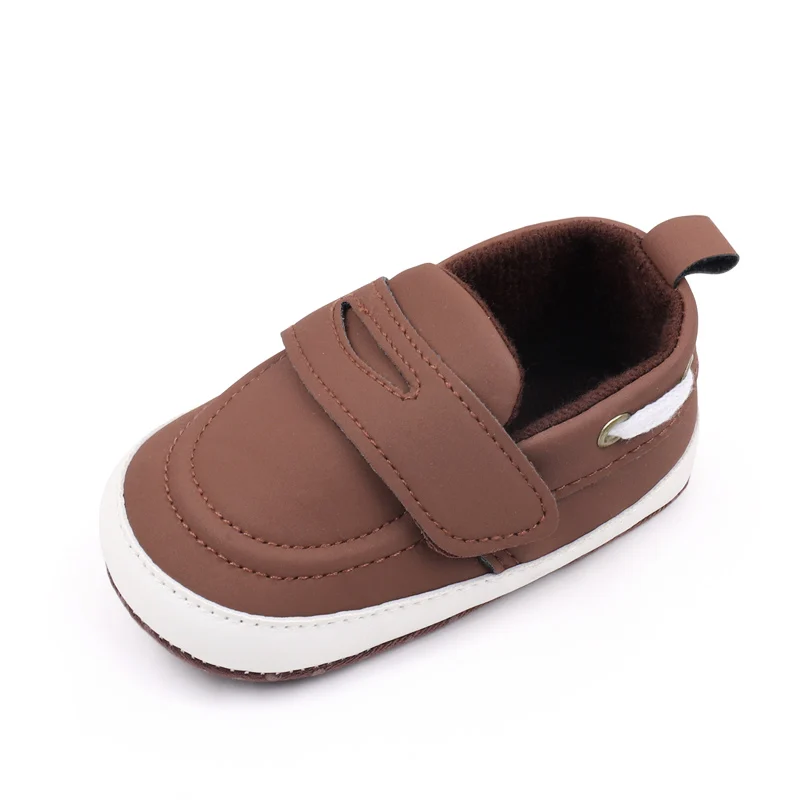 Simple Casual 0-12 Months Baby Soft Toddler Shoes Solid Color for Spring and Autumn manufacture