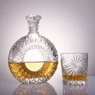 Vodka 150mm 350ml 500ml 750ml Liquor Spirits Vodka Whisky Rum Water /Brandy Wine Glass Bottle With Unique Shape