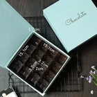 Gift Wedding Display Pie Bar Packaging Royce Bouquet Packing Gift Wedding Ballotin Nama Chocolate Box With Divider