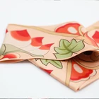 Scarf Wholesale China 100% Pure Silk Scarves Fashion Custom Printed Own Design Silk Scarf