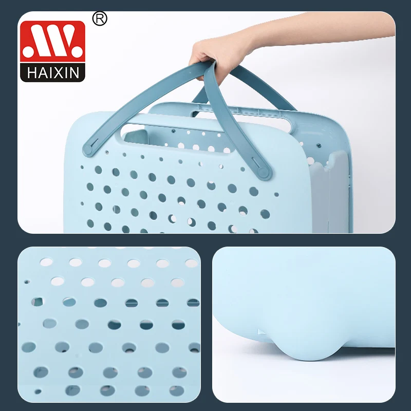 clothes dirty laundry basket storage baskets bins foldable collapsible laundry basket