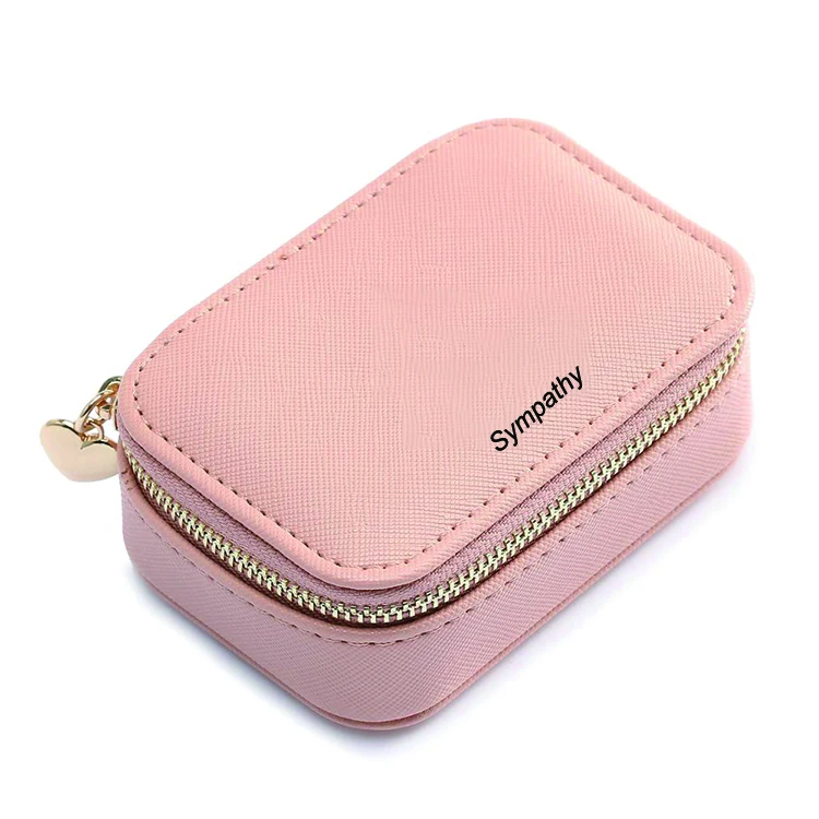 Popular korean mini portable make up pouch pu leather cosmetic bag travel makeup bag