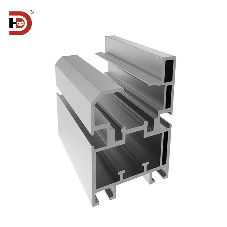 5585 Extruded Industrial Aluminum Profile 2.5 Times Speed Line 25.4 Pitch Chain BS25-C208A Aluminum Alloy Profile manufacture