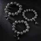 Vintage Beads KALEN Wholesale Vintage Luxury Elastic Metal Chakra Beads Male Viking Bracelet