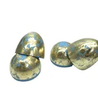 Gift Party Hot Selling 15cm Plastic Gift Party Large Easter Egg Gilding On Powdered Plastic Easter Egg