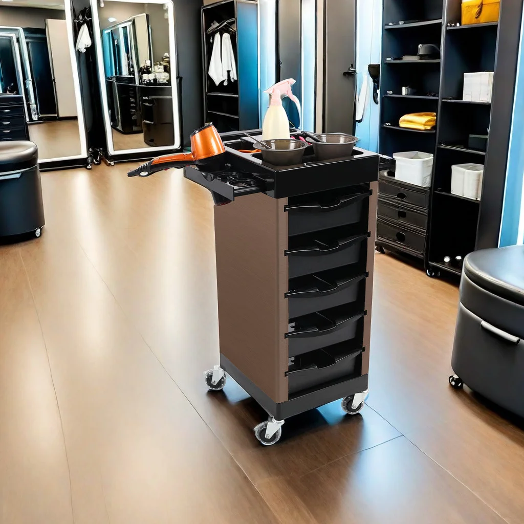 Factory wholesale trolley hair salon coffee salon storage trolley