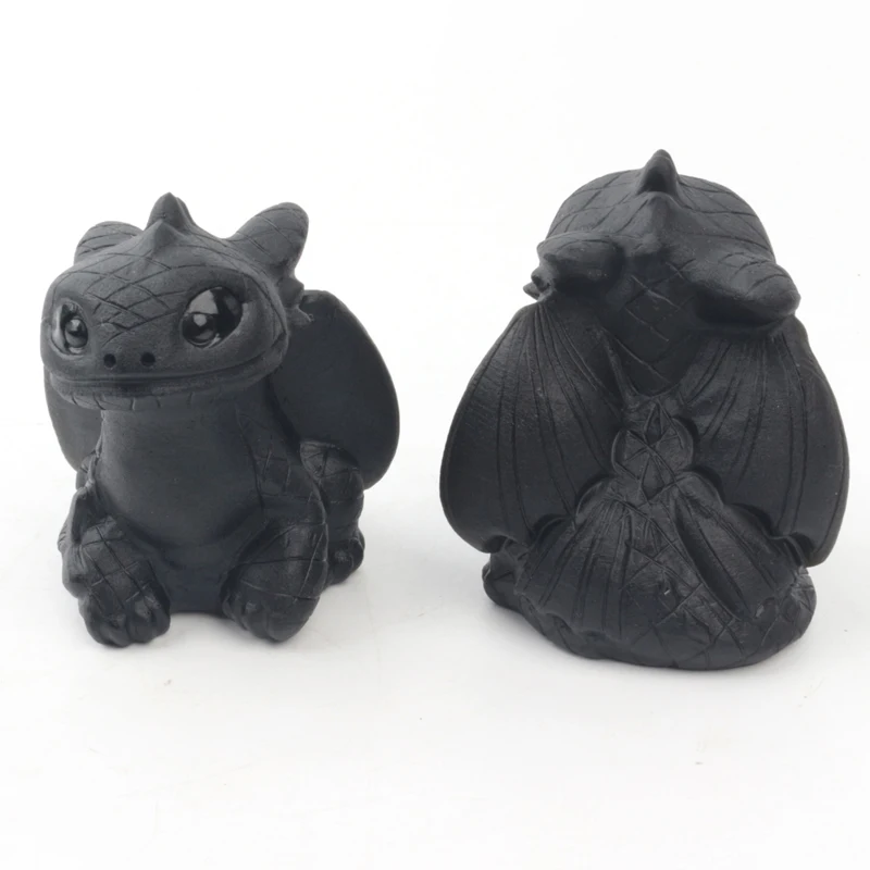 Wholesale Nature Gemstone Hand Crystal Animals Black Obsidian Toothless  Dragon Carving - Buy Black Obsidian,Obsidian Toothless,Nature Gemstone  Product on 