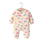 Baby Clothing Autumn Long Sleeve Toddle Girl 2 Pcs Outfits Newborn Baby Clothes Sets Ribbed Cotton Boy Clothing Set