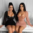 Dress Woman Sexy Nightclub Commuter Zipper Dress