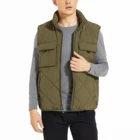Winter Lightweight Outdoor Jackets Puffer Vest Warm With Zipper Sleeveless Casual Outdoor Garments Coat Men's Vest
