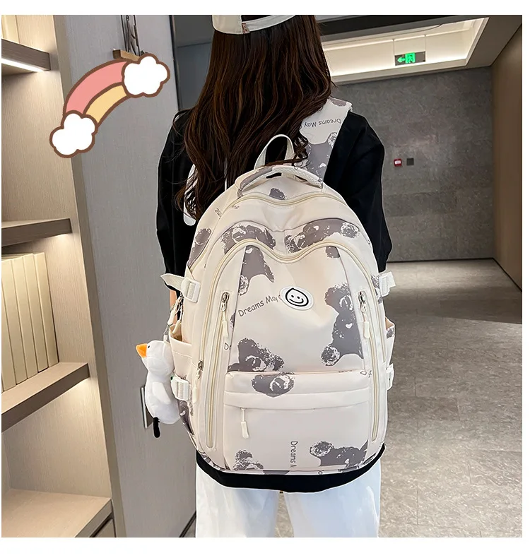 New Casual Student School Bag Girls School Bags Light Weight And High Class Oxford Travel Backpacks Student Women School Bags