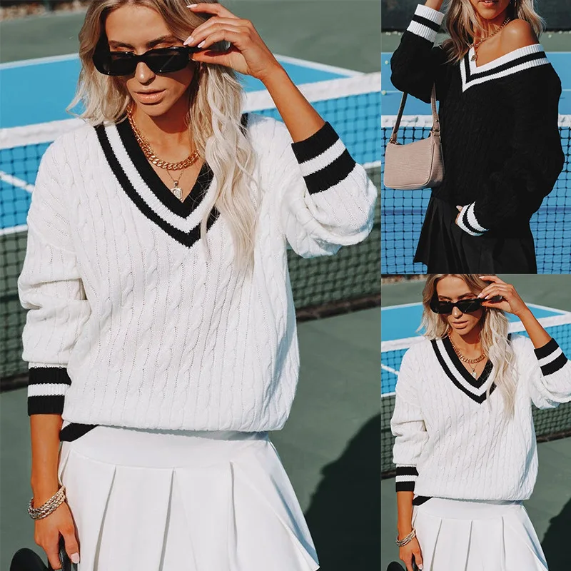 Buy V-neck Uniform Pullover Sweater 