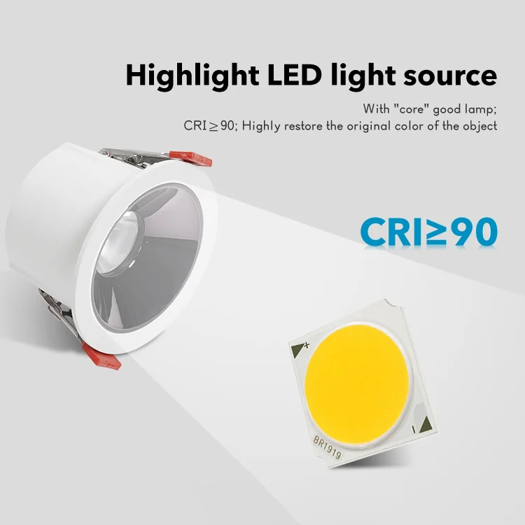 Ultra-thin ip65 waterproof downlight embedded Smd moisture-proof foggy lantern led downlight