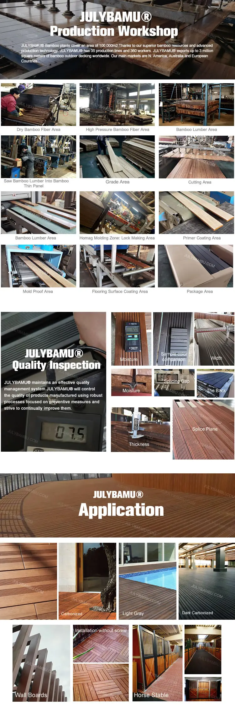 rot resistance bamboo decking