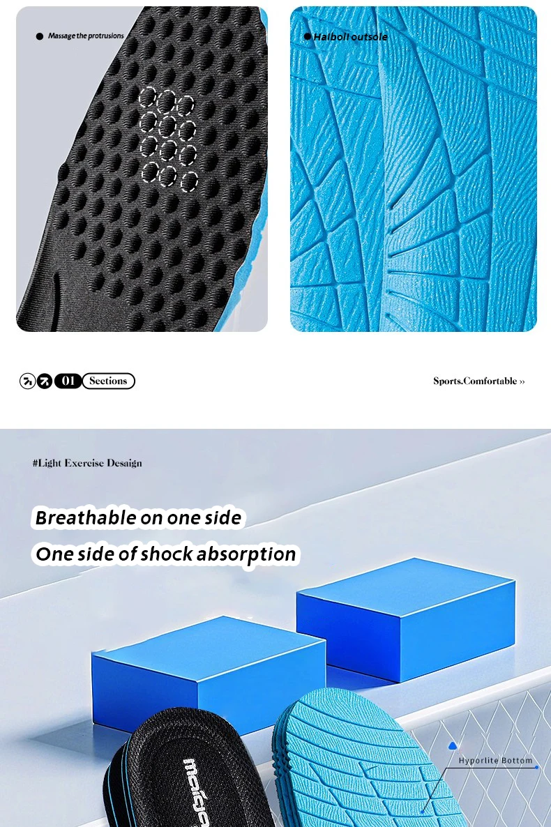 Hda023f490e7e4da786a30c3d3118b838c Lightweight Comfort Sports Shoes Soft Soled Insoles Walking Running Shoe Inserts Sweat Shock Absorbing Odor Prevention Foot beds