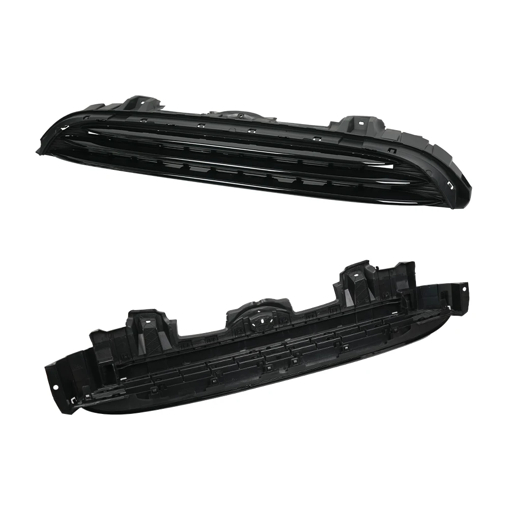 product car bumper upper grille chrome glossy black for bmw mini cooper f55 f56 front grille grill 2015 oem 51137335529-6