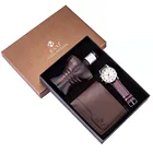 Gift High Quality Promotional Products Custom Logo For Watch+Wallet+Perfume Luxury Business Gift Set