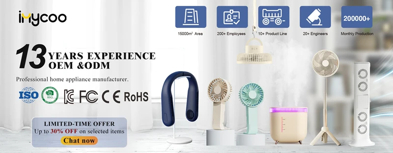 Bladeless Neck Wearable Fan, IMYCOO, Portable, USB - detail 2