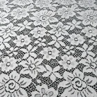 Fabric Wholesale Nylon Spandex Shiny Flower Elegant Stretch Lace Fabric For Clothing Bedding