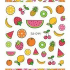 Nail Sticker 3D Avocado Flower Space Planets Nail Sticker Decals For Nail Decorations NS507