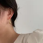 Stud Earrings Vershal New Arrival Matte Gold Plated Minimalist Water Drop Stud Earrings For Women