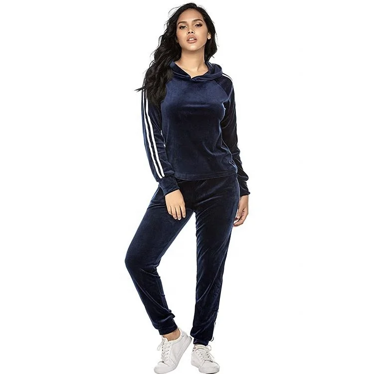 Wholesale Hoodie Sweatsuit Tracksuit Outfit Womens 2 Piece Set Velvet  Tracksuits For Women - Buy Women Tracksuit Outfit,Womens Tracksuits 2 Piece  Set,Velvet Tracksuits For Women Product on Alibaba.com