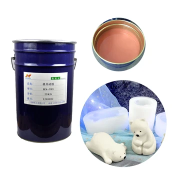 hot sale silicone rubber liquid for mold making red rtv2 artificial stone condensation cure chinese factory