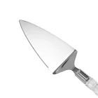 Cake Wedding Knife Hot Sell Silver Stainless Steel Plastic Acrylic Handle Wedding Cake Knife Server Set