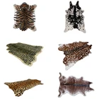 Animal Fur Cowhide Carpets China Factory Animal Skin Faux Cowhide Fur Floor Carpets And Rugs For Living Room Hotel
