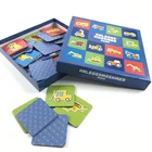Paper Cards Custom Made Professional Funny Design Custom Paper Printing Kids Educational Memory Playing Game Cards