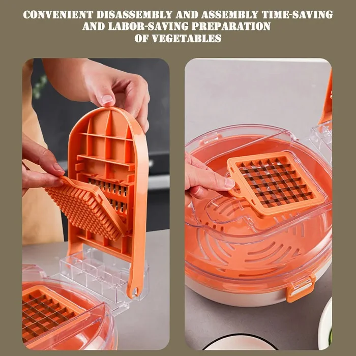 In Multifunctional Vegetable Slicer Cutter Shredders Slicer With