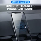 Phone Mini Soomfon Magnetic Car Cell Phone Holder Mini Strip Magnetic Phone Car Mount